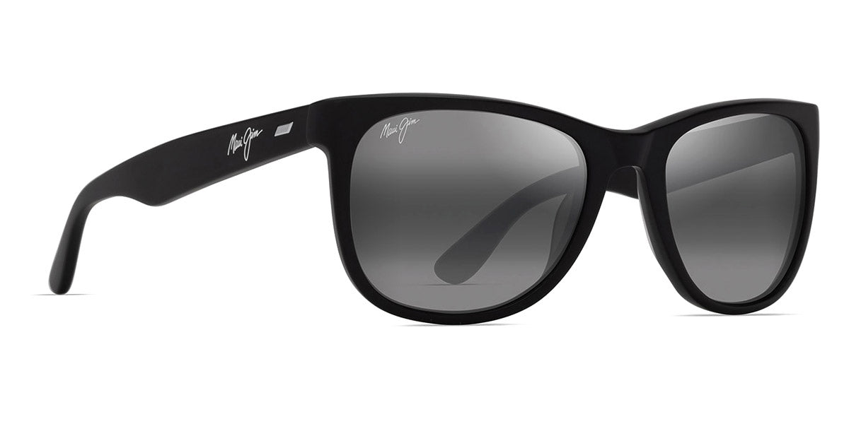 Maui Jim® Kikonia Xl MJI 693-02 56 - Matte Black/Neutral Grey Sunglasses