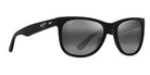 Maui Jim® Kikonia Xl MJI 693-02 56 - Matte Black/Neutral Grey Sunglasses
