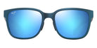 Maui Jim® Paulele Asian Fit MJI B660-03 57 - Matte Teal-Blue/Blue Hawaii Sunglasses