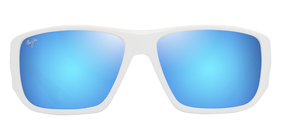 Maui Jim® Keha MJI B663-05 63 - Matte White/Blue Hawaii Sunglasses