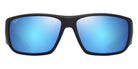 Maui Jim® Keha Asian Fit MJI B664-02 62 - Matte Black/Blue Hawaii Sunglasses