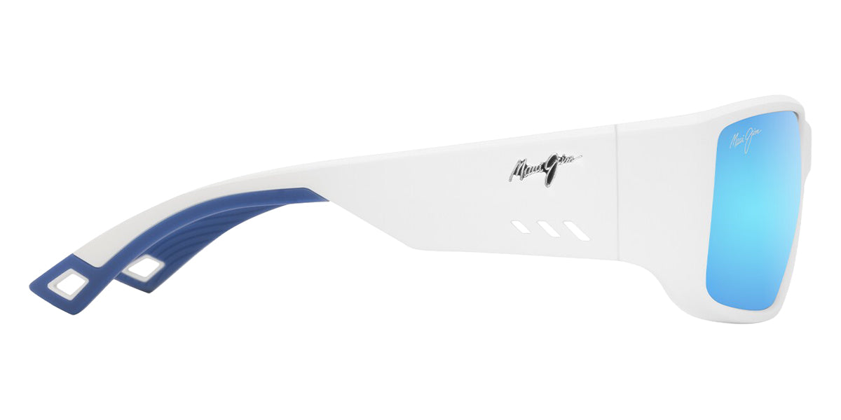 Maui Jim® Keha Asian Fit MJI B664-05 62 - Matte White/Blue Hawaii Sunglasses
