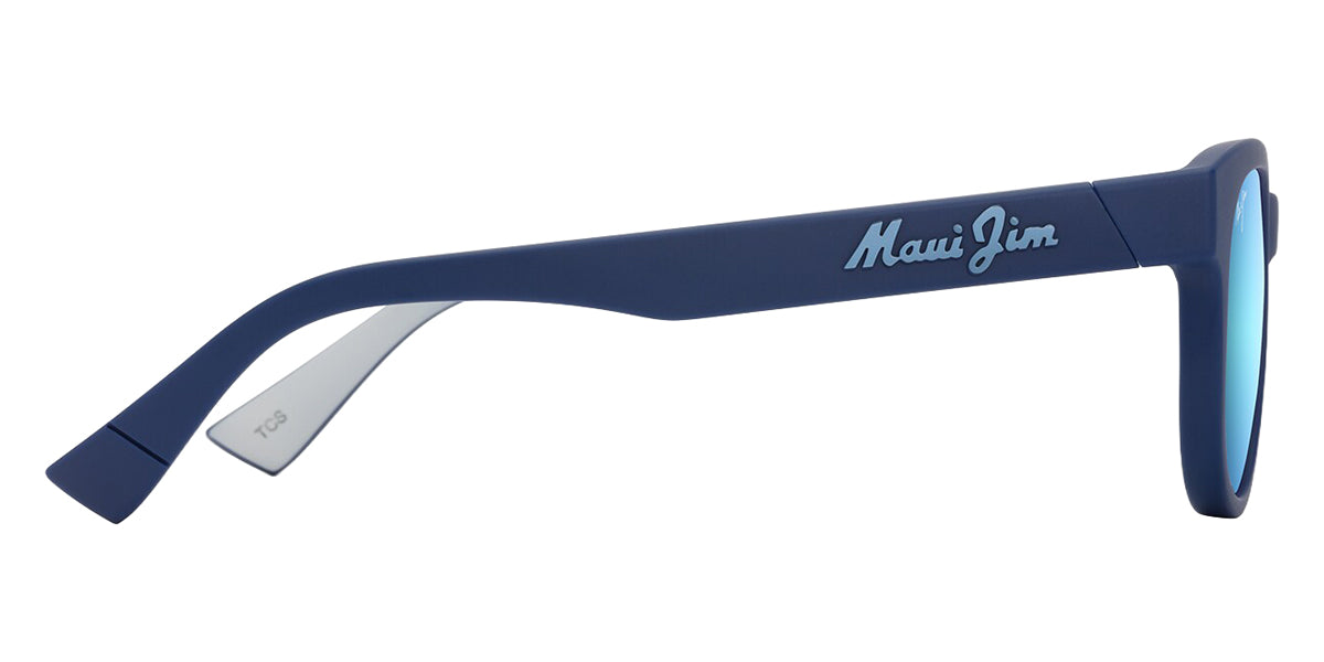 Maui Jim® Maoli MJI B668-03 52 - Matte Dark Blue/Blue Hawaii Sunglasses
