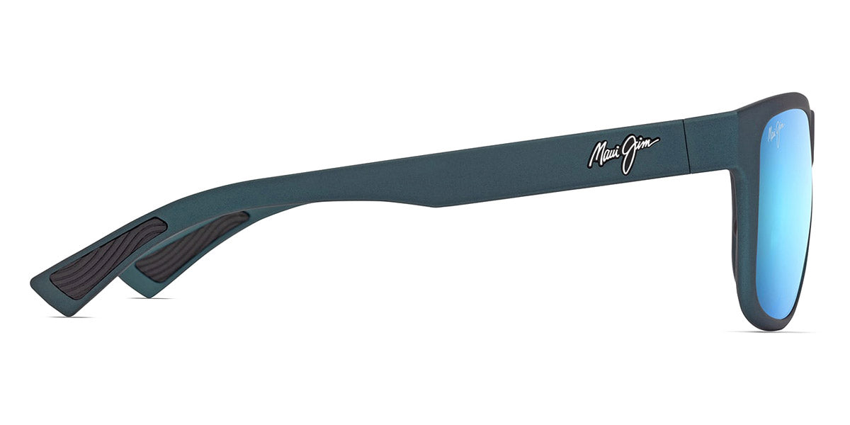 Maui Jim® Puakea MJI B670-03 57 - Matte Teal-Blue/Blue Hawaii Sunglasses