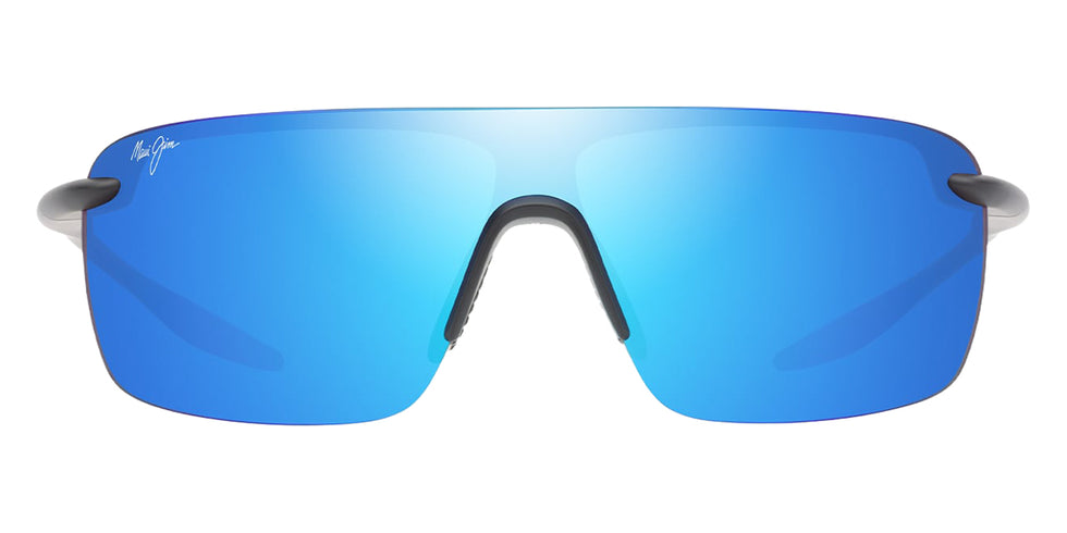 Maui Jim® Palulu MJI B680-02 99 - Matte Black/Blue Hawaii Sunglasses