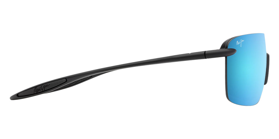 Maui Jim® Palulu MJI B680-02 99 - Matte Black/Blue Hawaii Sunglasses