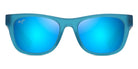 Maui Jim® Kaulike MJI B687-03 53 - Matte Transparent Blue/Blue Hawaii Sunglasses