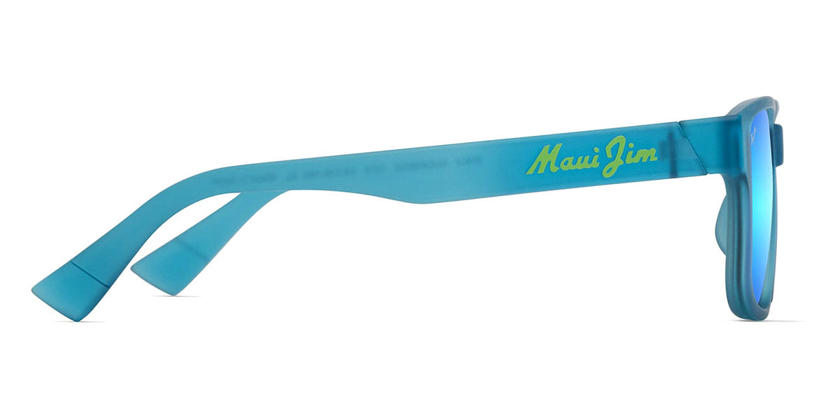 Maui Jim® Kuniahi Af MJI B688-03 58 - Matte Transparent Blue/Blue Hawaii Sunglasses