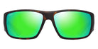 Maui Jim® Keha Asian Fit MJI GM664-10 62 - Matte Dark Havana/Mauigreen Sunglasses