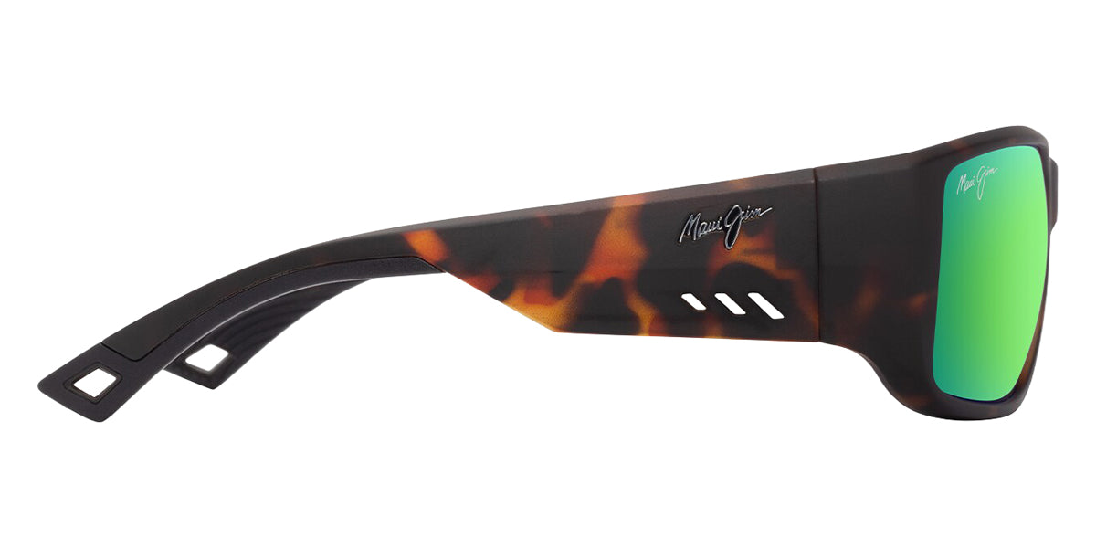 Maui Jim® Keha Asian Fit MJI GM664-10 62 - Matte Dark Havana/Mauigreen Sunglasses