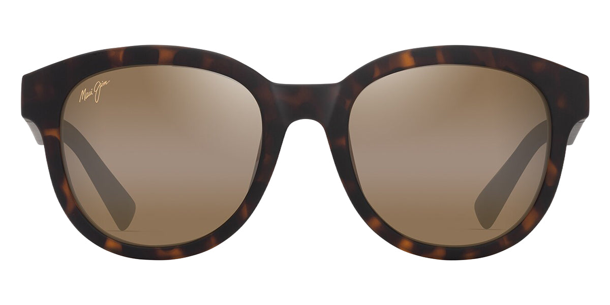 Maui Jim® Ihupani Asian Fit MJI H658-10 53 - Matte Dark Havana/HCL Bronze Sunglasses