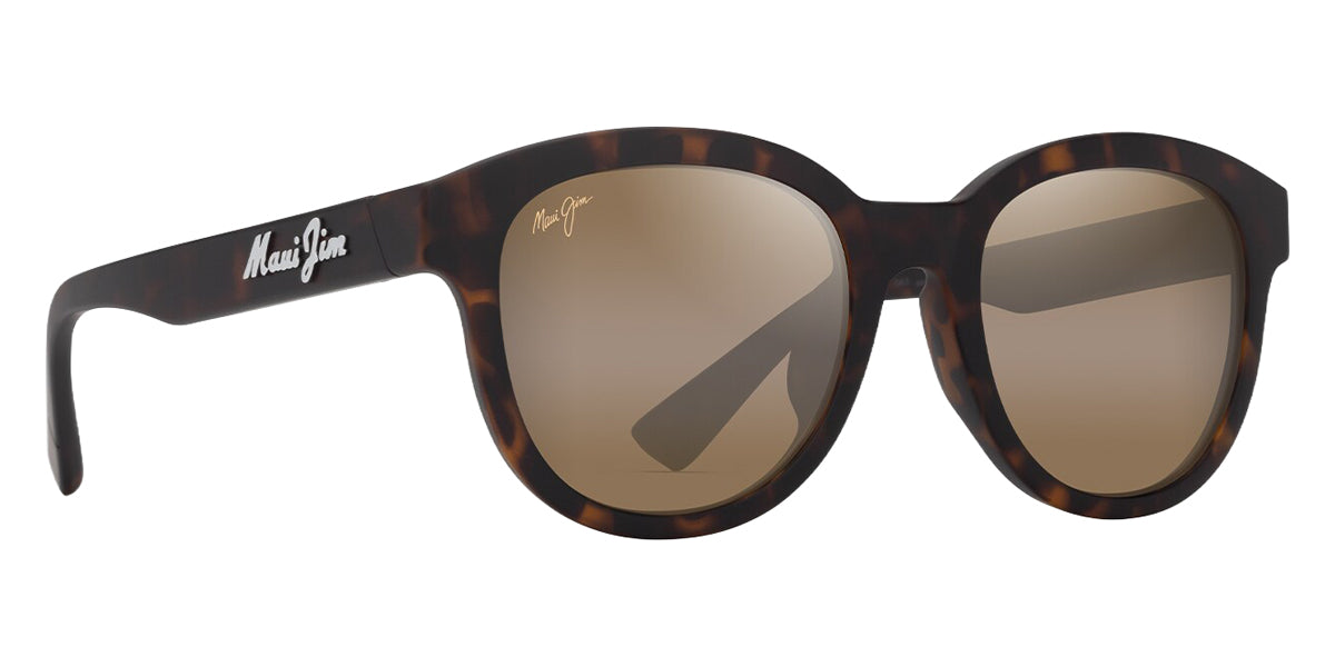 Maui Jim® Ihupani Asian Fit MJI H658-10 53 - Matte Dark Havana/HCL Bronze Sunglasses