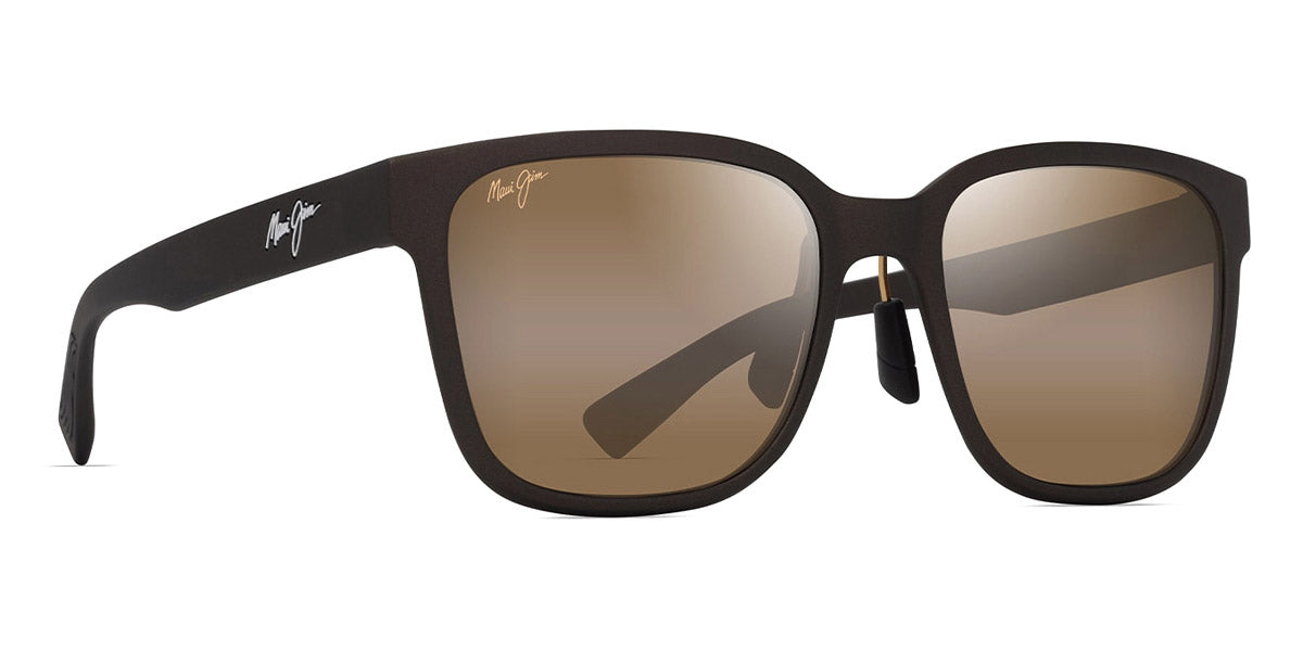 Maui Jim® Paulele Asian Fit MJI H660-01 57 - Matte Brown/HCL Bronze Sunglasses