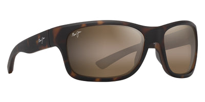 Maui Jim® Ano Nui MJI H681-10 63 - Matte Dark Havana/HCL Bronze Sunglasses