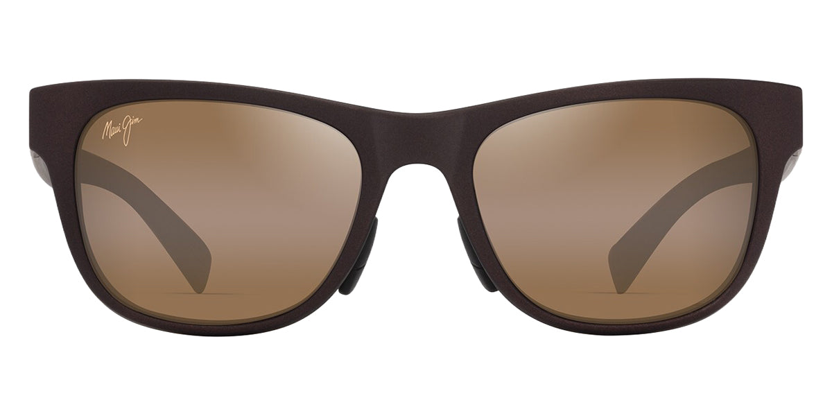 Maui Jim® Kapeau MJI H684-01 54 - Metal Matte Brown/HCL Bronze Sunglasses