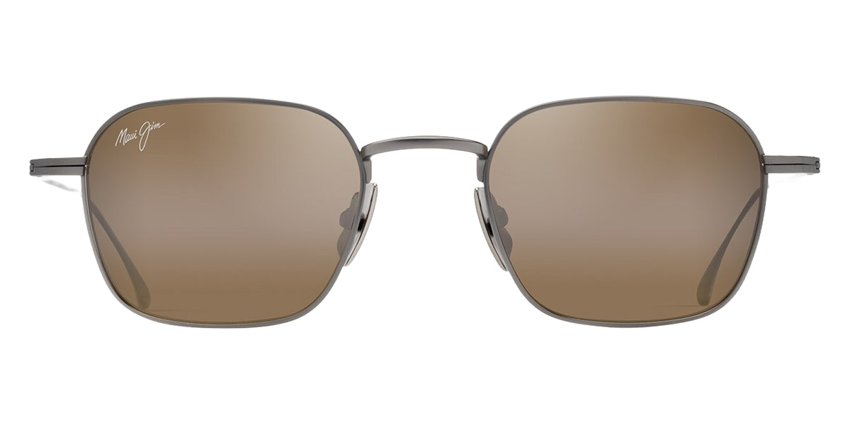 Maui Jim® Mekala MJI H690-17 48 - Matte Dark Ruthenium/HCL Bronze Sunglasses