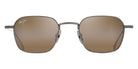 Maui Jim® Mekala MJI H690-17 48 - Matte Dark Ruthenium/HCL Bronze Sunglasses