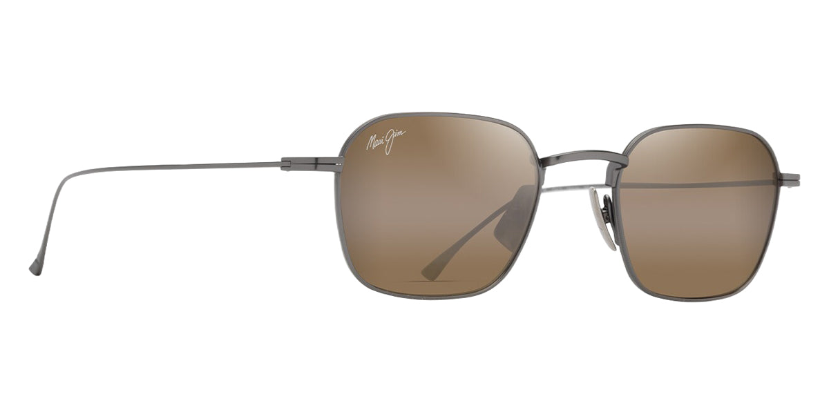 Maui Jim® Mekala MJI H690-17 48 - Matte Dark Ruthenium/HCL Bronze Sunglasses