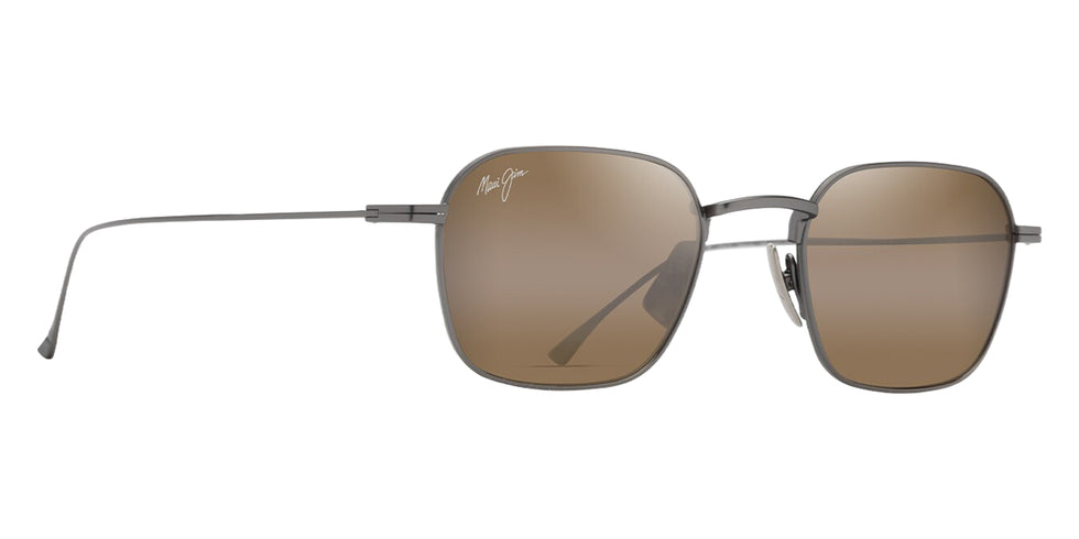Maui Jim® Mekala MJI H690-17 48 - Matte Dark Ruthenium/HCL Bronze Sunglasses