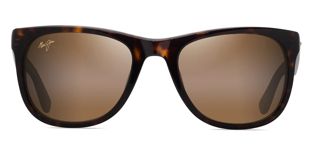 Maui Jim® Kikonia MJI H692-10 53 - Shiny Dark Havana/HCL Bronze Sunglasses
