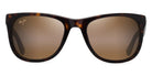 Maui Jim® Kikonia MJI H692-10 53 - Shiny Dark Havana/HCL Bronze Sunglasses