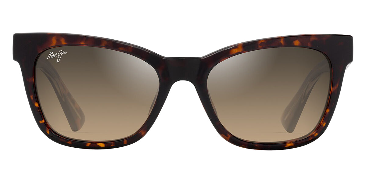Maui Jim® Hiwahiwa MJI HS689-10 54 - Shiny Dark Havana/HCL Bronze Sunglasses