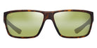 Maui Jim® Uila MJI HT661-10B 62 - Matte Dark Havana With Black/Maui HT Sunglasses