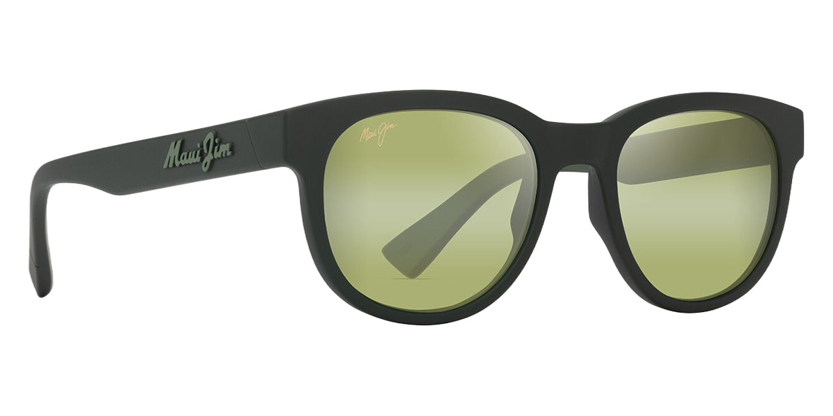Maui Jim® Maoli MJI HT668-15 52 - Matte Dark Green/Maui HT Sunglasses