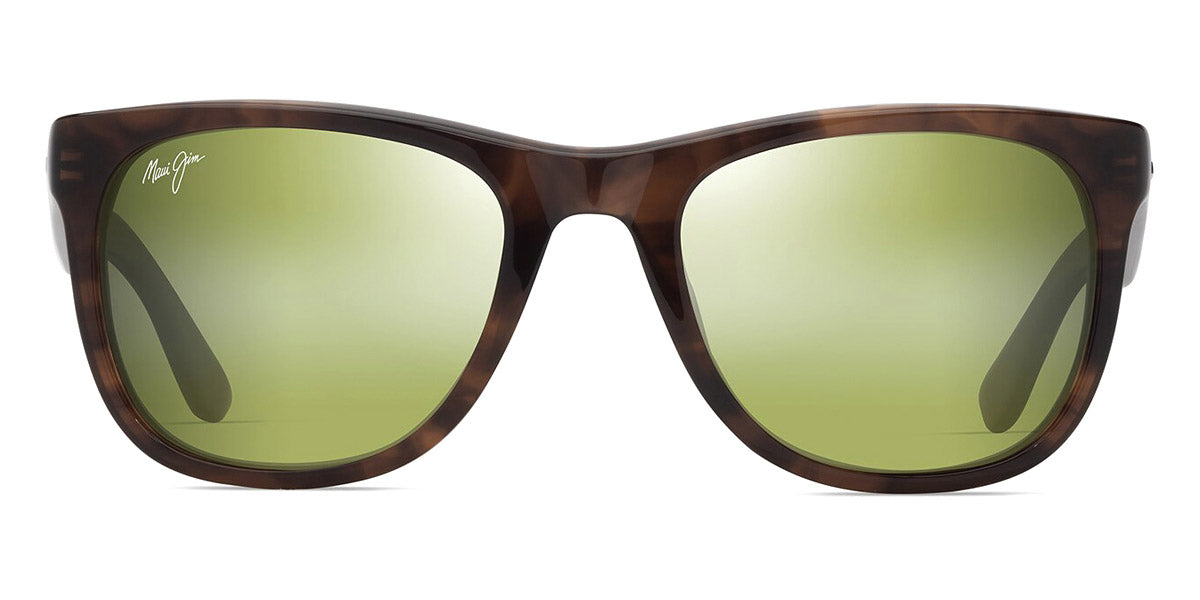 Maui Jim® Kikonia MJI HT692-10A 53 - Shiny Melange Brown Classic Havana/Maui HT Sunglasses
