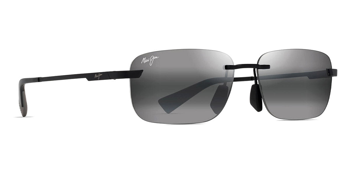 Maui Jim® Lanakila MJI MM624-012 59 - Matte Black With Grey/Neutral Grey Sunglasses