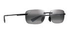 Maui Jim® Lanakila MJI MM624-012 59 - Matte Black With Grey/Neutral Grey Sunglasses