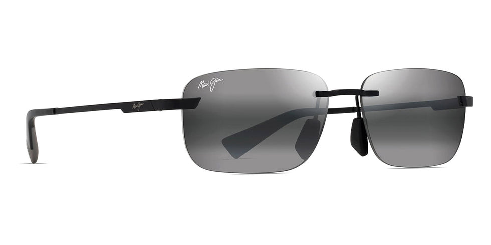 Maui Jim® Lanakila MJI MM624-012 59 - Matte Black With Grey/Neutral Grey Sunglasses