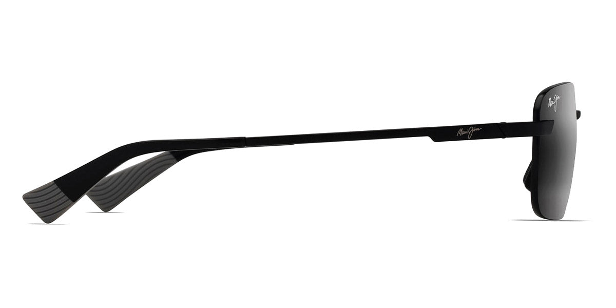 Maui Jim® Lanakila MJI MM624-012 59 - Matte Black With Grey/Neutral Grey Sunglasses