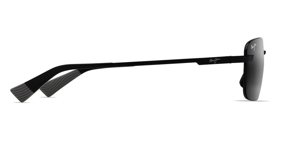 Maui Jim® Lanakila MJI MM624-012 59 - Matte Black With Grey/Neutral Grey Sunglasses