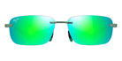 Maui Jim® Lanakila MJI MM624-032 59 - Matte Trans Green/Mauigreen Sunglasses