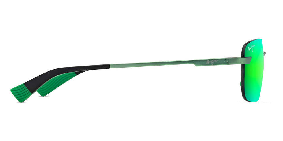 Maui Jim® Lanakila MJI MM624-032 59 - Matte Trans Green/Mauigreen Sunglasses