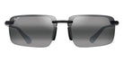 Maui Jim® Laulima MJI MM626-019 61 - Matte Black/Neutral Grey Sunglasses