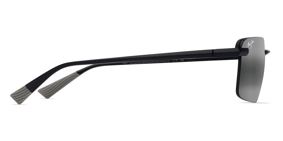 Maui Jim® Laulima MJI MM626-019 61 - Matte Black/Neutral Grey Sunglasses