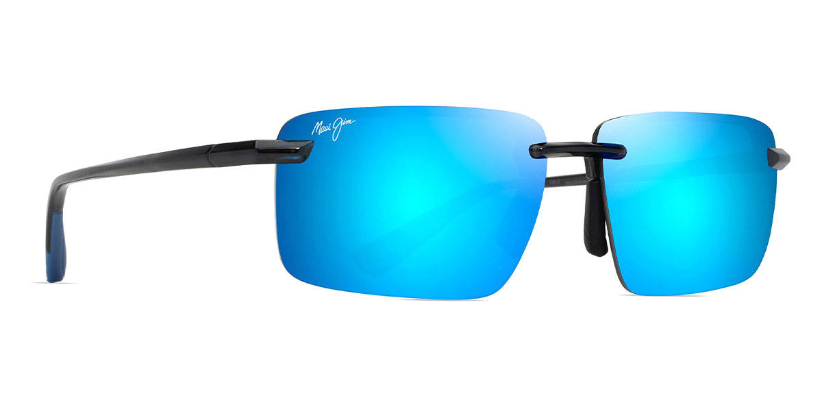 Maui Jim® Laulima MJI MM626-034 61 - Shiny Trans Dark Grey/Blue Hawaii Sunglasses
