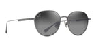 Maui Jim® Kaulana Asian Fit MJI MM627-010 55 - Shiny Dark Ruthenium/Neutral Grey Sunglasses