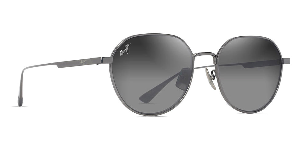 Maui Jim® Kaulana Asian Fit MJI MM627-010 55 - Shiny Dark Ruthenium/Neutral Grey Sunglasses