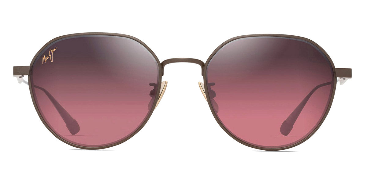 Maui Jim® Kaulana Asian Fit MJI MM627-017 55 - Shiny Brown/Maui Rose Sunglasses