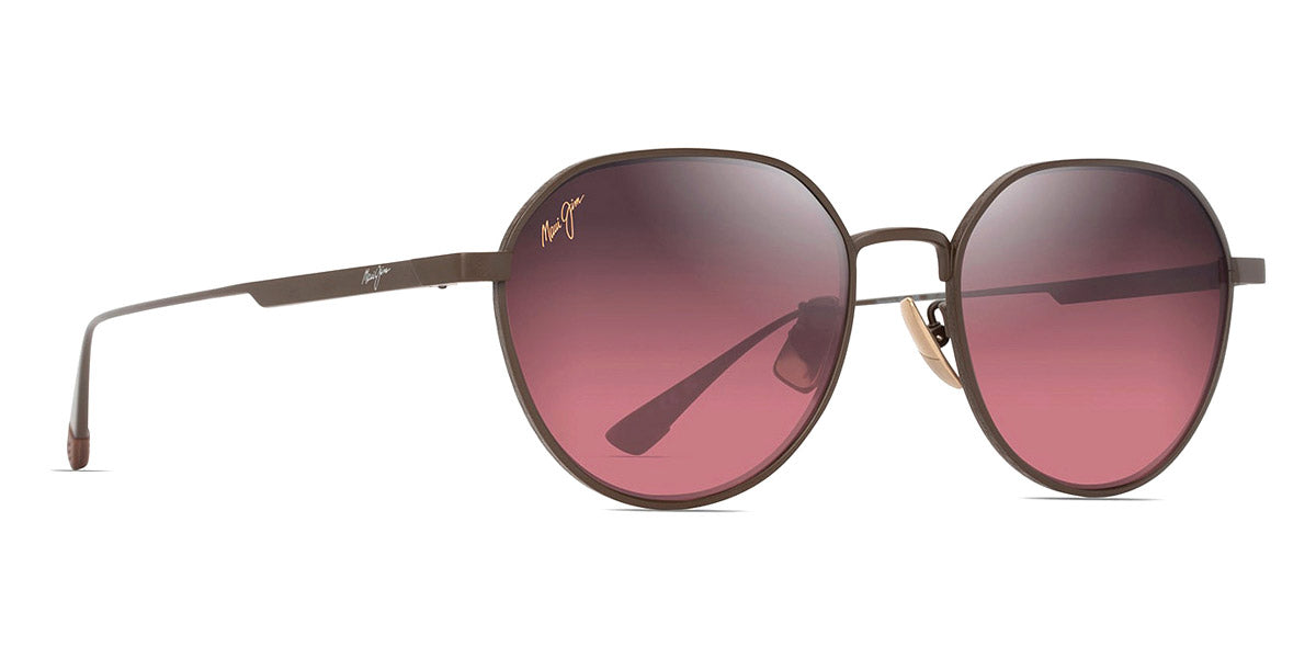 Maui Jim® Kaulana Asian Fit MJI MM627-017 55 - Shiny Brown/Maui Rose Sunglasses
