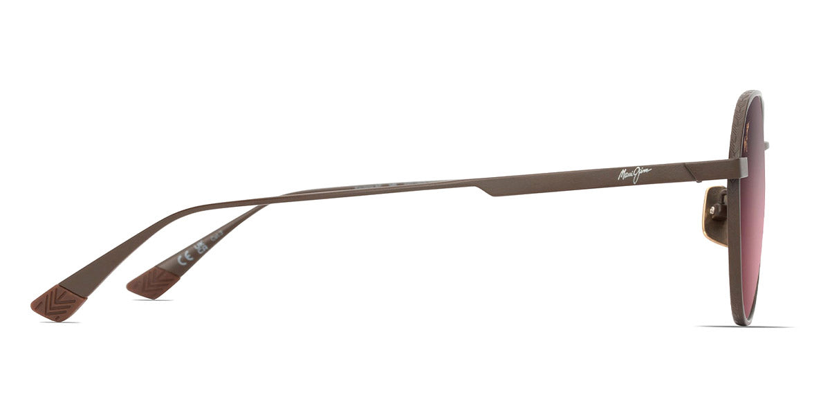 Maui Jim® Kaulana Asian Fit MJI MM627-017 55 - Shiny Brown/Maui Rose Sunglasses