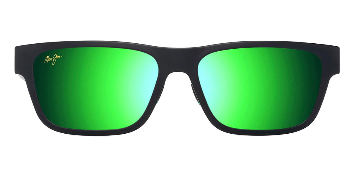 Maui Jim® Keola MJI MM628-031 57 - Matte Black/Mauigreen Sunglasses