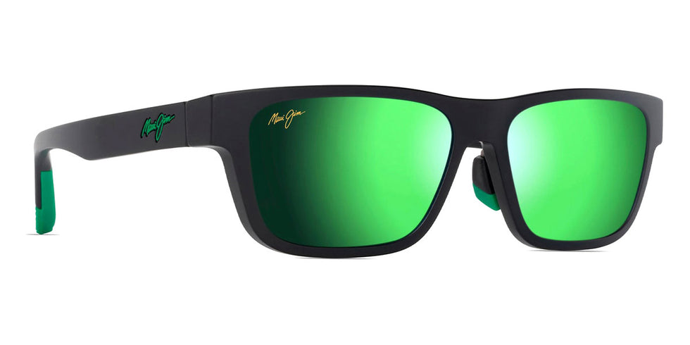 Maui Jim® Keola MJI MM628-031 57 - Matte Black/Mauigreen Sunglasses