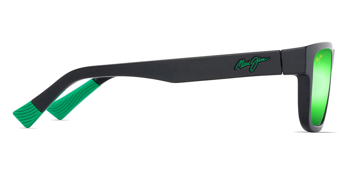 Maui Jim® Keola MJI MM628-031 57 - Matte Black/Mauigreen Sunglasses
