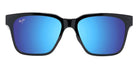 Maui Jim® Punikai MJI MM631-022 56 - Shiny Black/Blue Hawaii Sunglasses