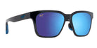 Maui Jim® Punikai MJI MM631-022 56 - Shiny Black/Blue Hawaii Sunglasses