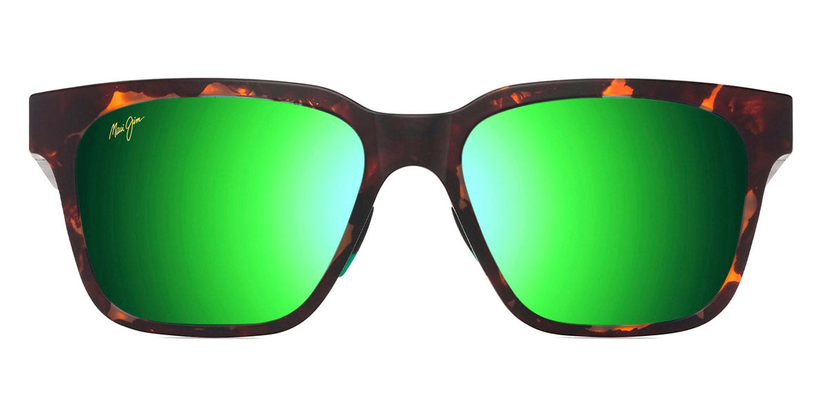Maui Jim® Punikai MJI MM631-032 56 - Matte Dark Havana/Mauigreen Sunglasses